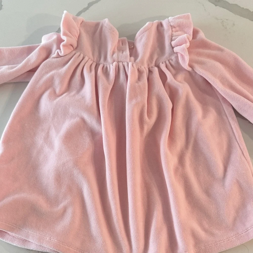 Nordstrom Pink Ruffled Dress and Bloomers Set